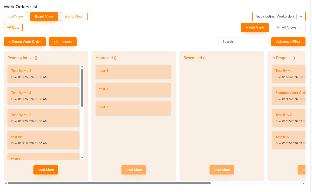 Project Management Dashboard
