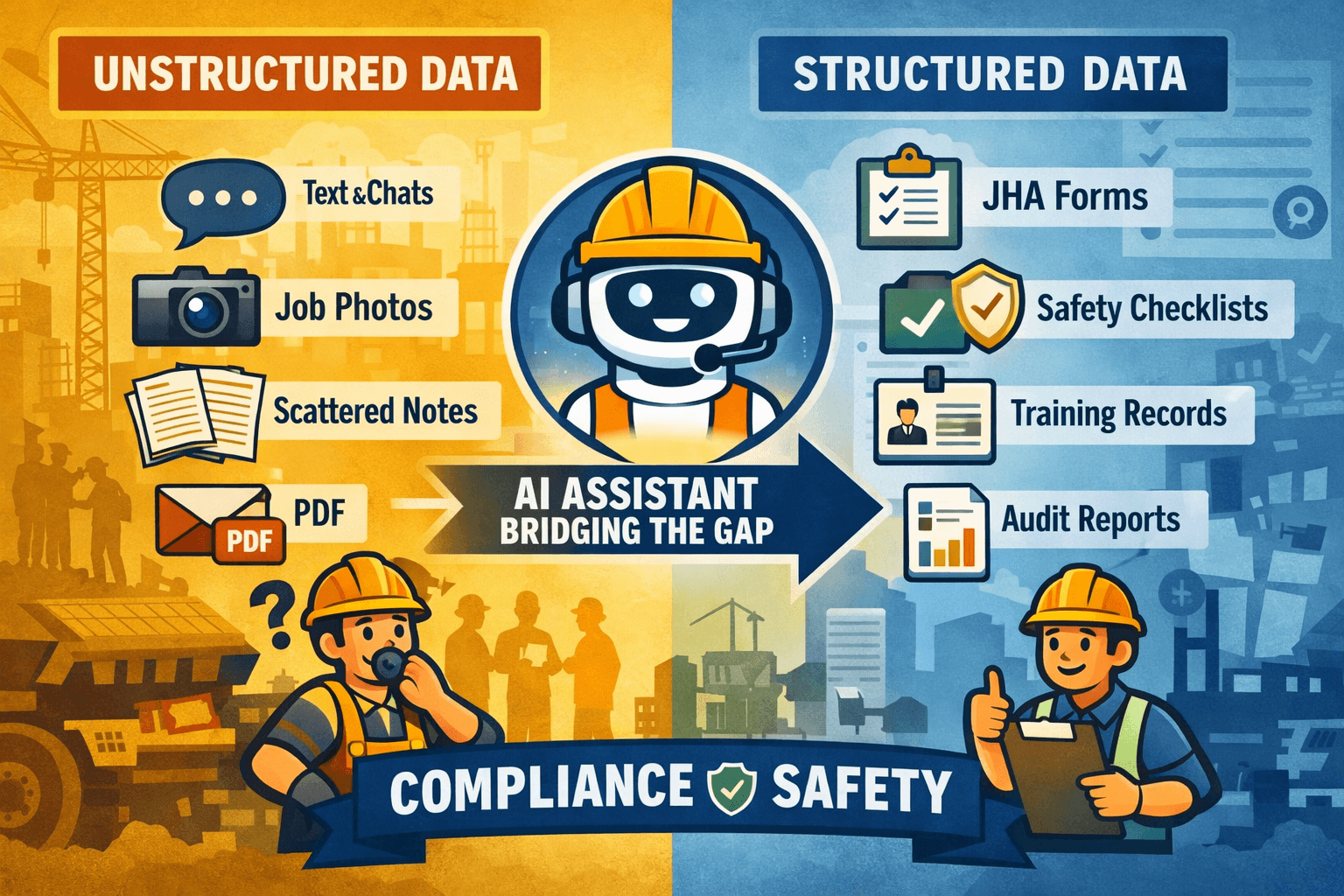 AI-powered structure at intake for compliance workflows